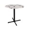 Holland Bar Stool Co 36" Tall OD211 Black Table Base 30" x 30" 30" Diameter White Marble Top by the HollBar Stool Co. OD211-3036BWOD30RWM - alternate 1